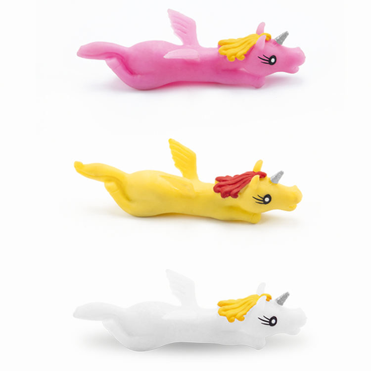 Wholesale custom soft TPR unicron catapult finger flinging funny toys for children