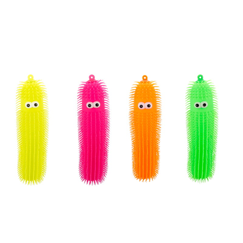 Wholesale 22 inch rubber caterpillar toy for kids Interactive Toy Stuffed Flashing raised eyes caterpillar toys