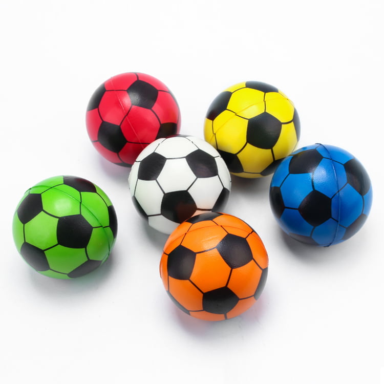 Wholesale custom hot selling sports ball football squeeze fidget PU Anti-Stress Toy