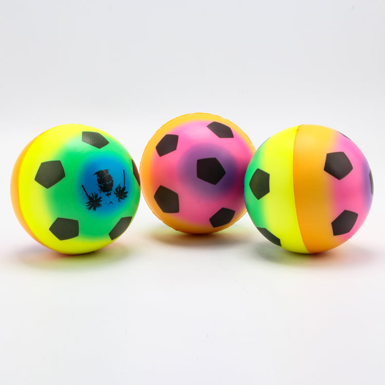Wholesale custom high quality colorful soccer ball squeeze fidget PU Anti-Stress Toy