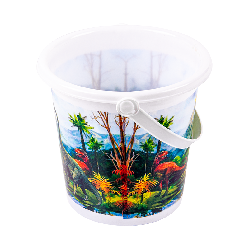 Wholesale Cheap Plastic Small Beach Toy Transparent Bucket