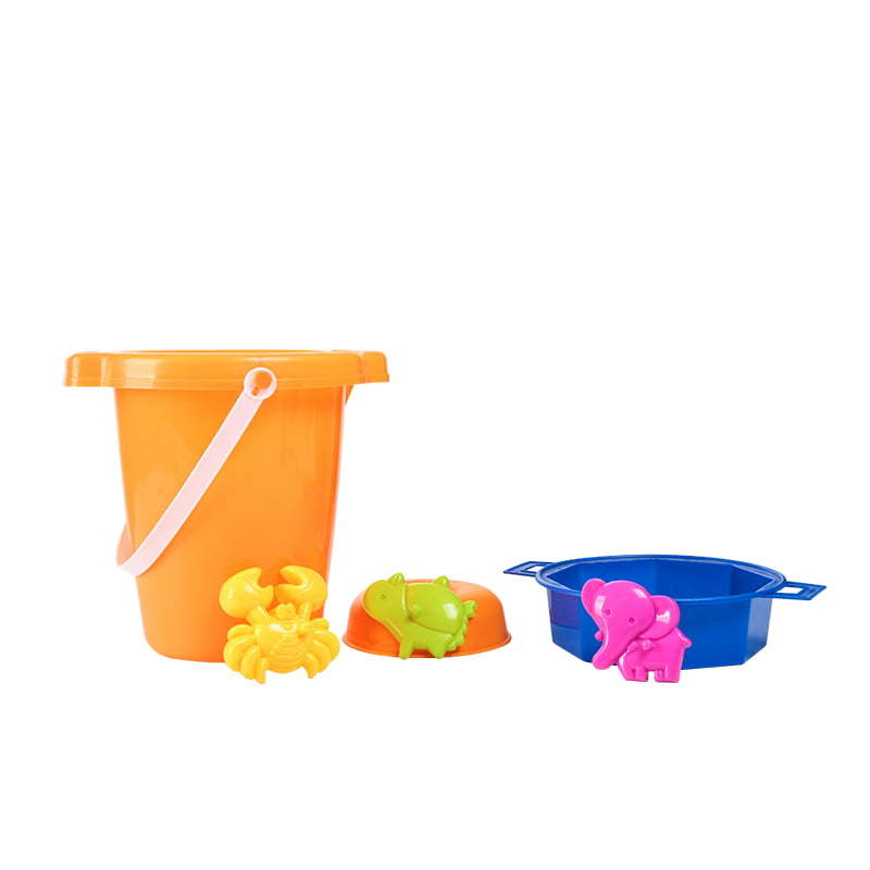 High quality Eco-Friendly Plastic 11 pcs Beach Sand tools set Summer Beach Toys For Kids