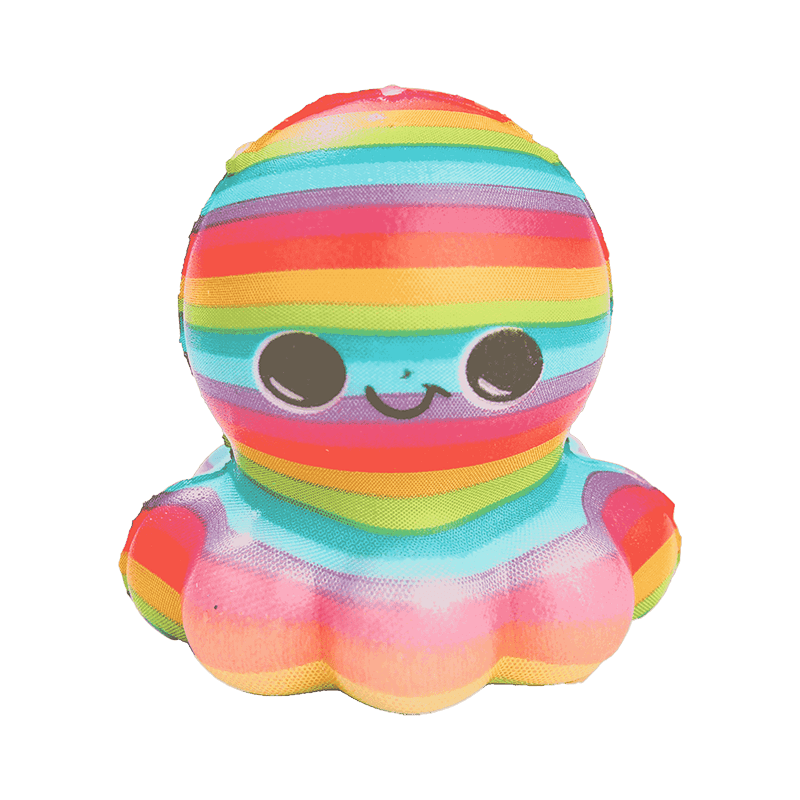 Hot Selling PU anti-stress squishy toys cute squeeze eco-friendly fidget mini octopus for children