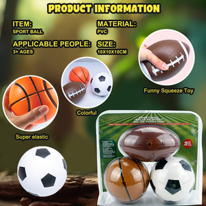 Hot design Foam toys PU Football high bouncing balls 6 cm decompression for kids