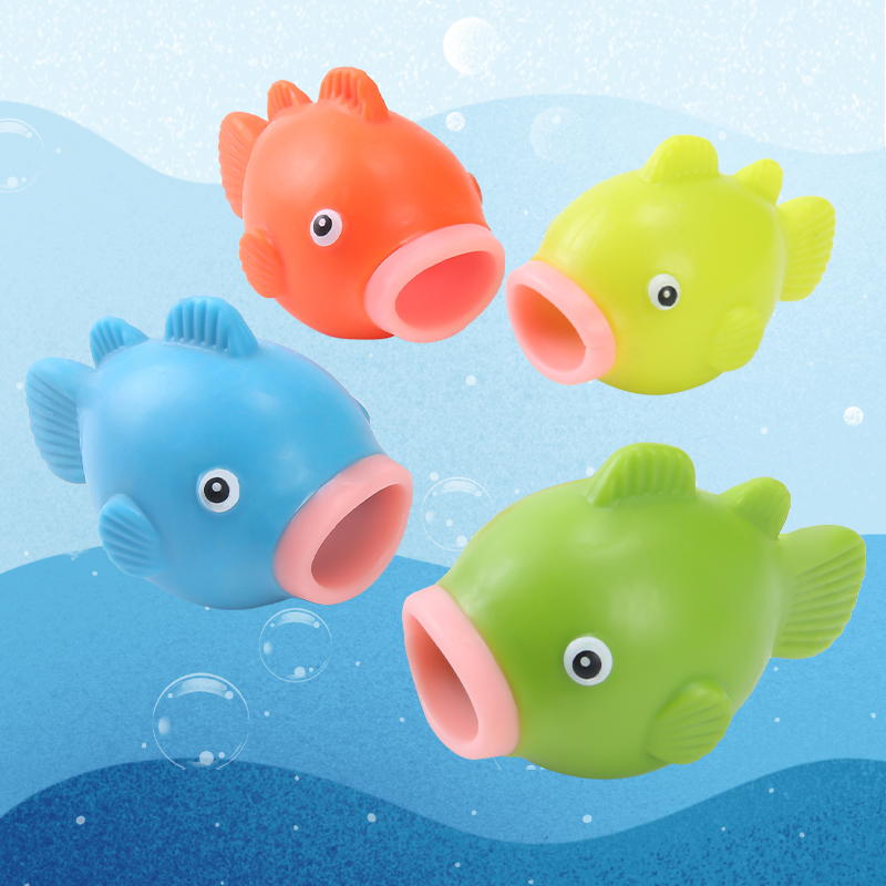 Wholesale funny squishy squeeze toy stress relieve wagging tongue fish fidget balls vent for kids