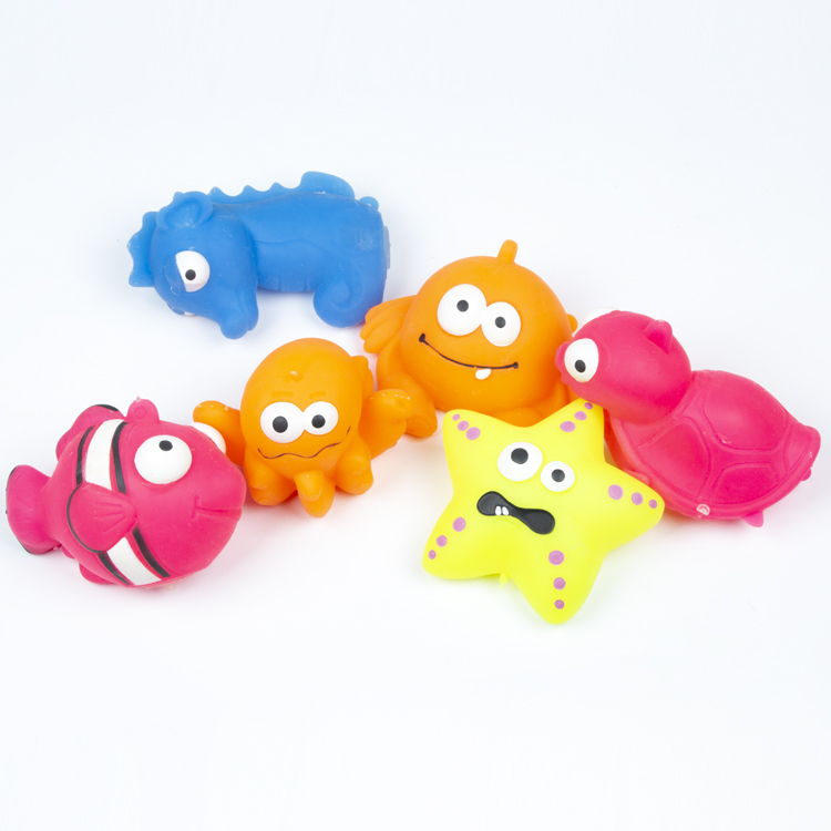 Wholesale Kid TPR toy sea animals anti-stress starfish hippo squeeze toy