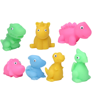 Popular wholesale squishy toys dinosaur mini soft rubber 2 inch fidget toys cute tpr mochi toys for kids