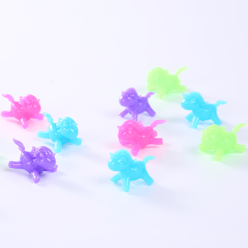 New Styles mini squishy toys Cute animal stickiness 1 inch soft unicorn sets kids toys