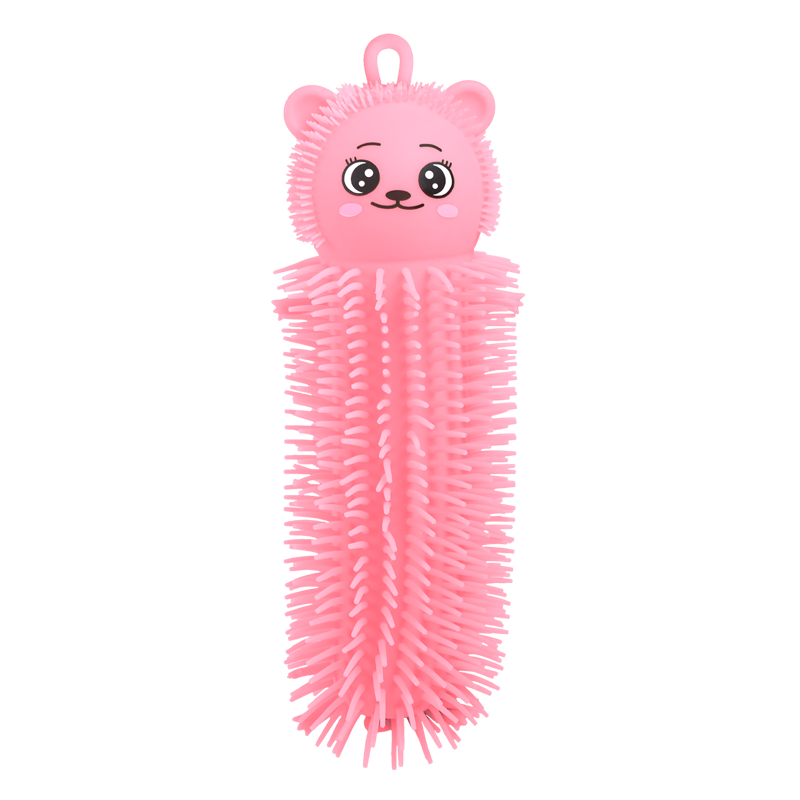 Factory wholesales big size squeeze toys Giant Animal bear head caterpillar tpr fidget toys customized