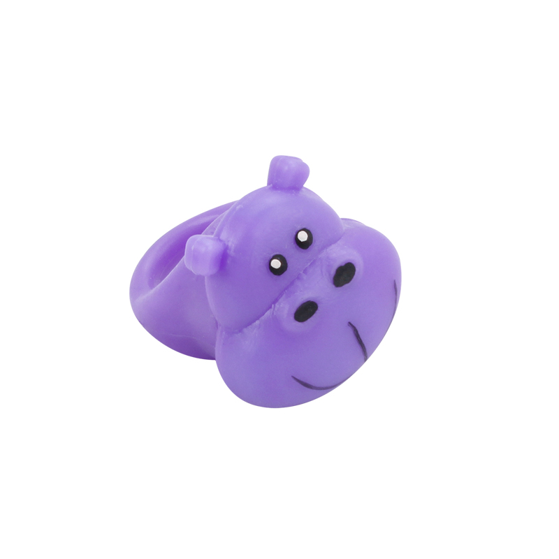 Wholesale Soft Stretchy cute Animal rings Toys Realistic TPR fidget Toys