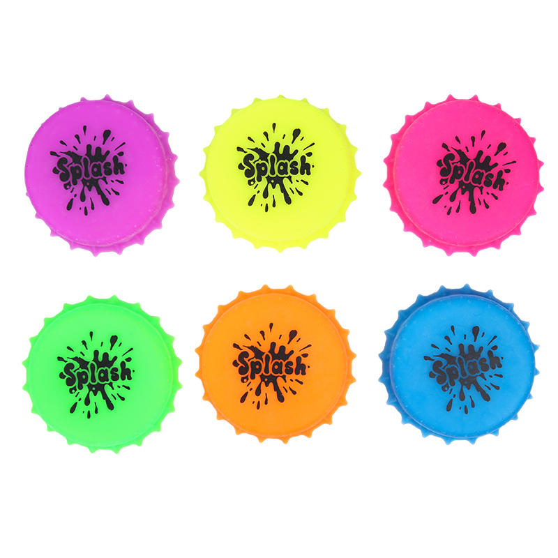 Wholesale New sponge water absorbing frisbeed 6 color sorted outdoor interaction of summer beach water toys