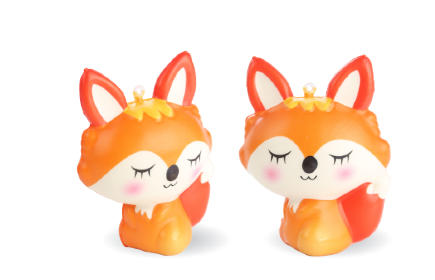 Hot Selling 10 cm slow rise fox squishy toys Artificial dessert food squeeze eco-friendly fidget cute animal for children