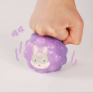 Wholesale 7 cm high bouncing PU animal ball fidget toy for kids