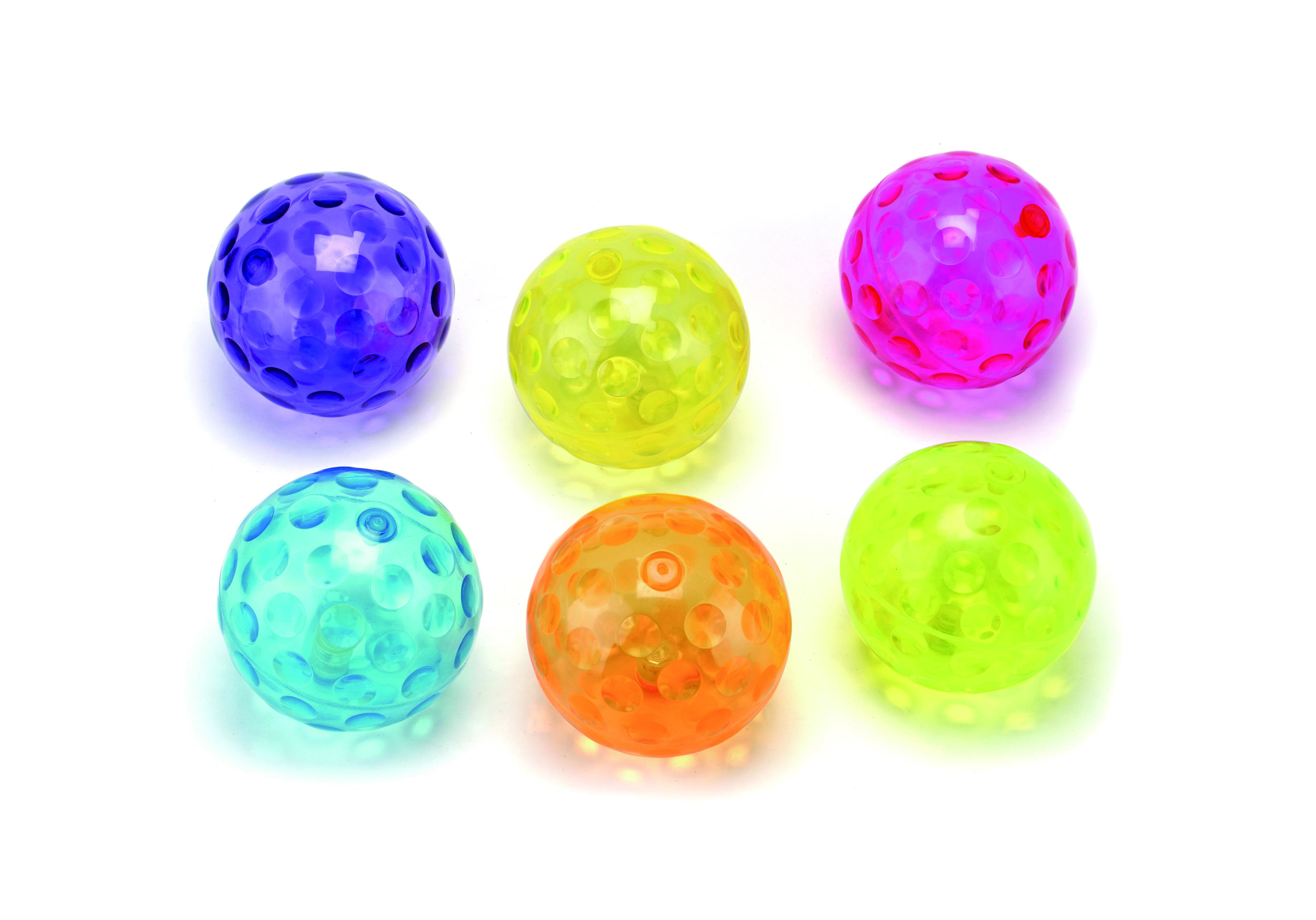 Wholesale high quality hard TPU DOTS bouncing ball for children