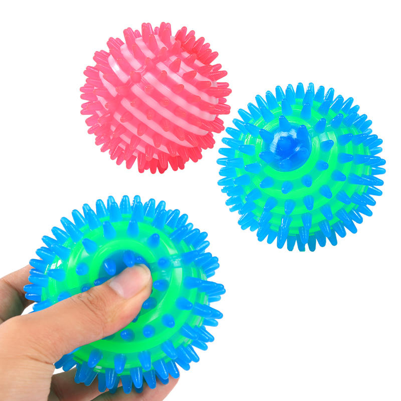 Wholesale high quality 9 cm double-layer massage ball fidget anti-stress toy for kids and adult