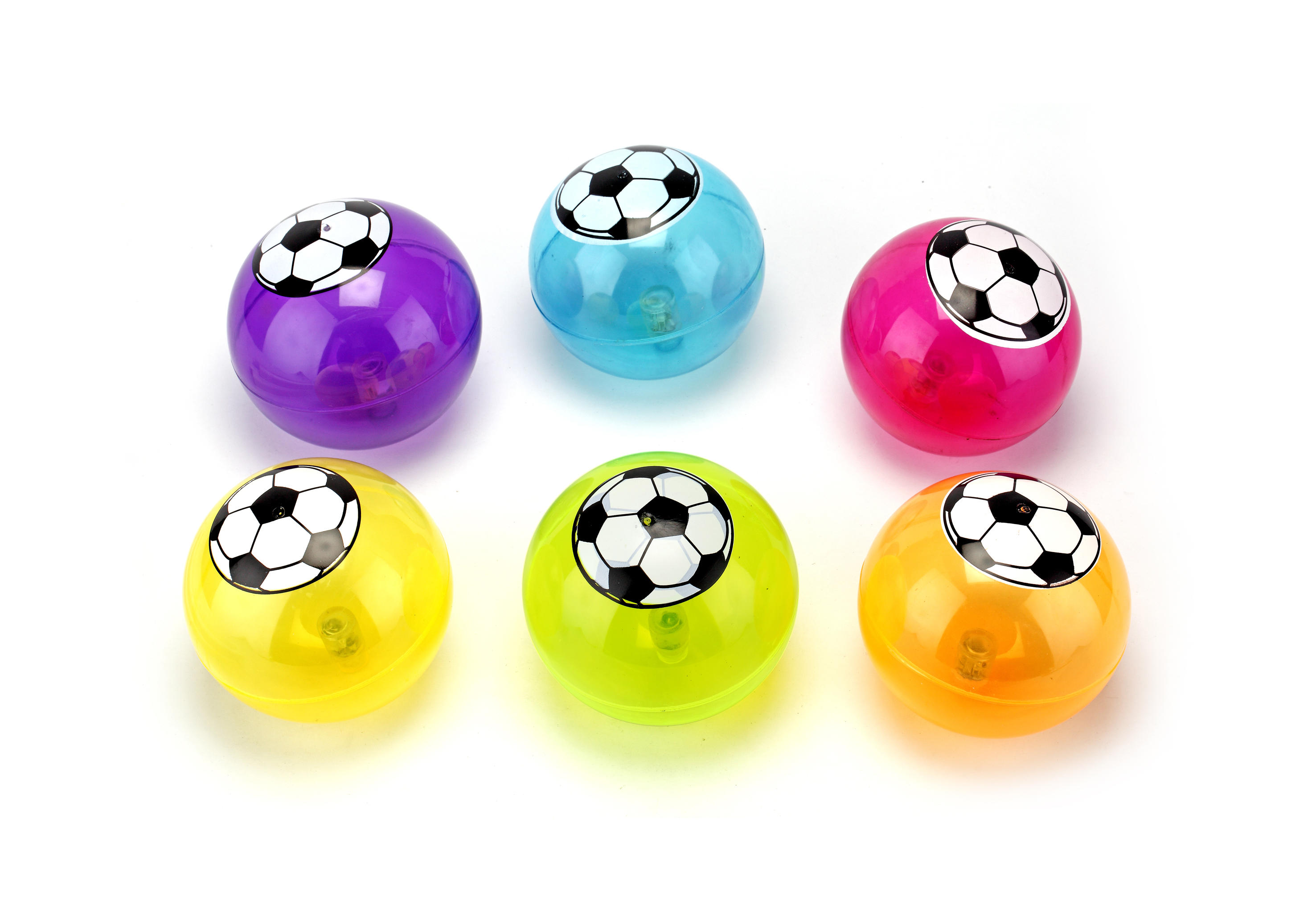 Factory new arrival 105 mm soccer painting bouncing ball set funny fidget bounce ball toy for children